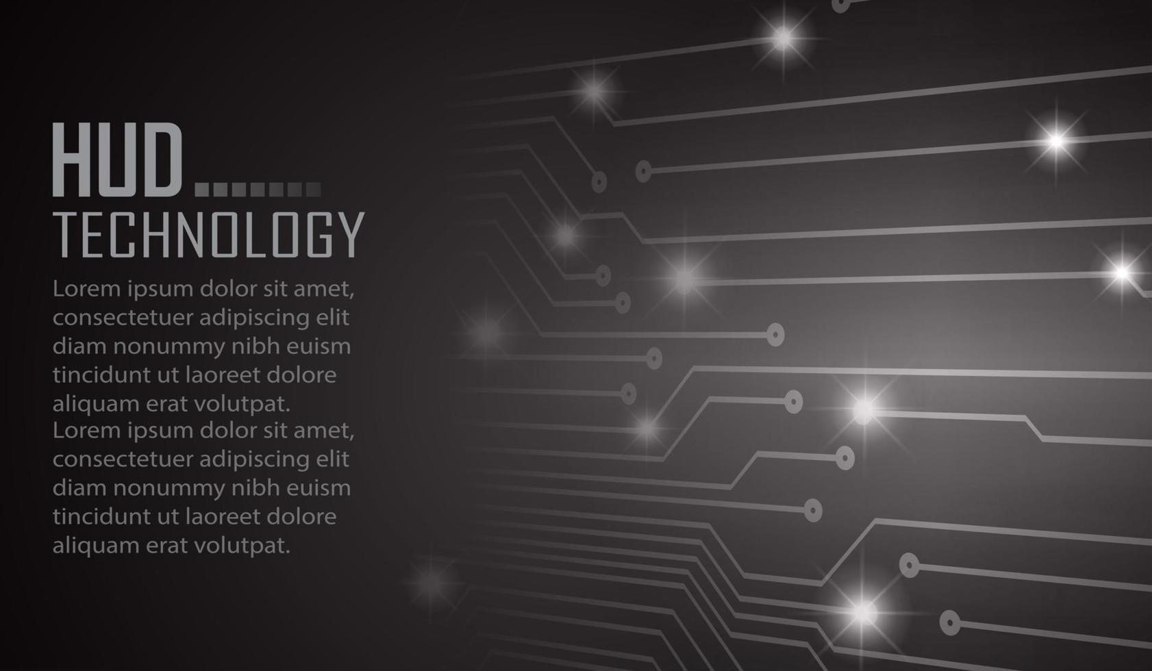 cyber circuit future technology concept background vector