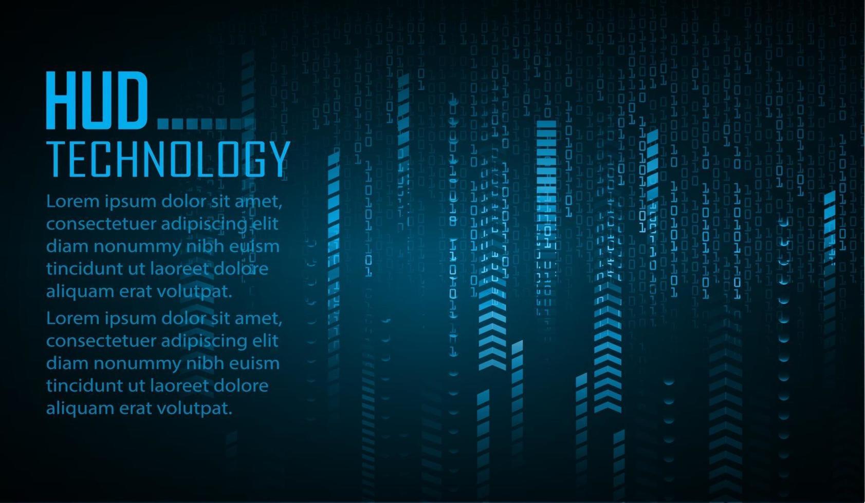 Fondo de concepto de tecnología futura de circuito cibernético vector