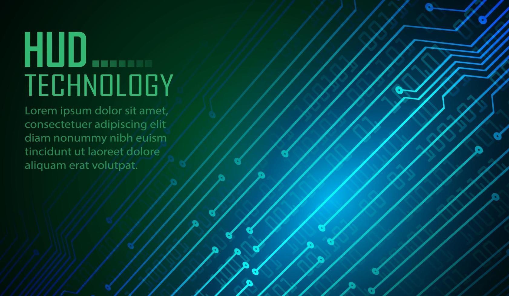 cyber circuit future technology concept background vector