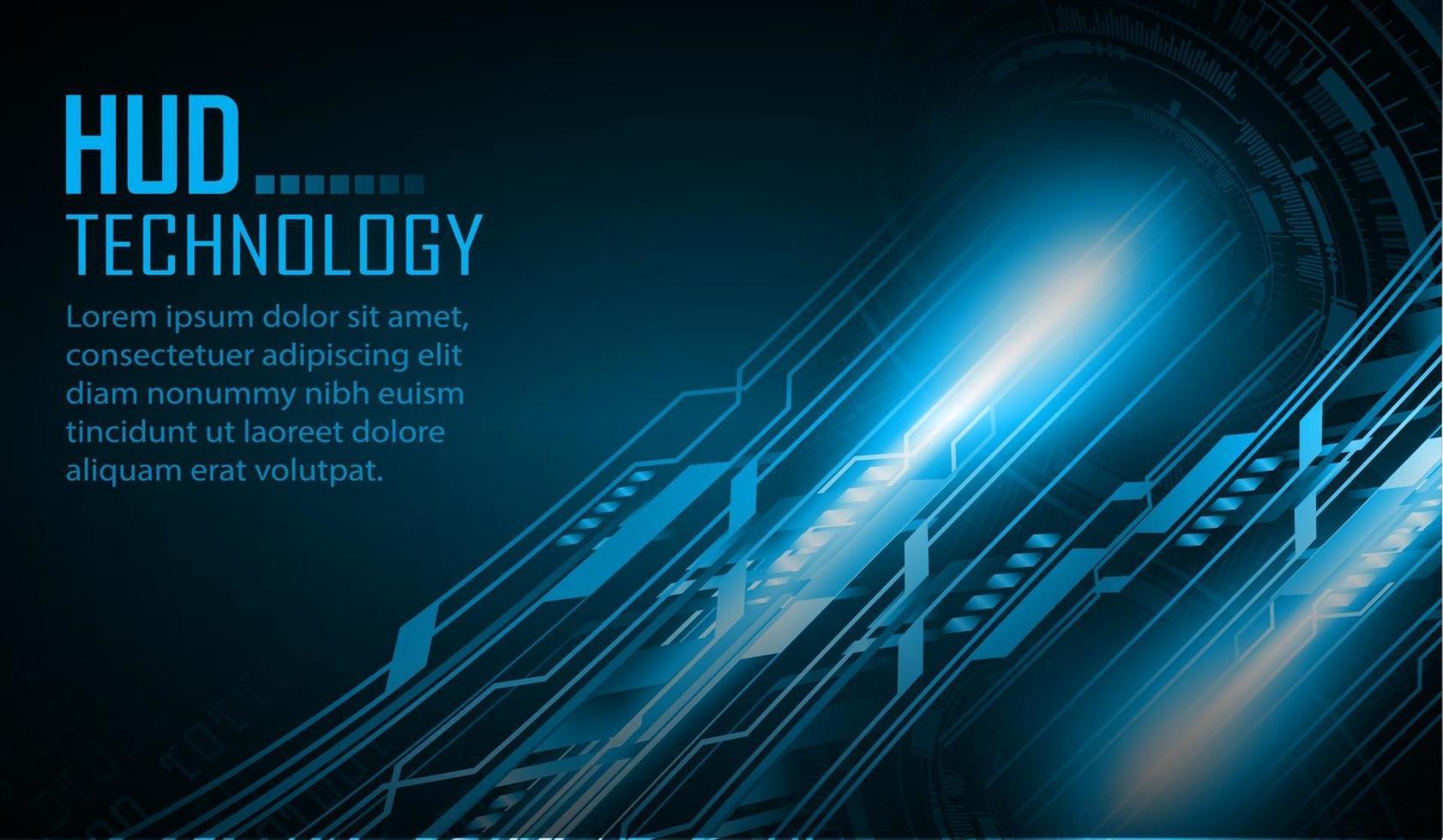 cyber circuit future technology concept background vector