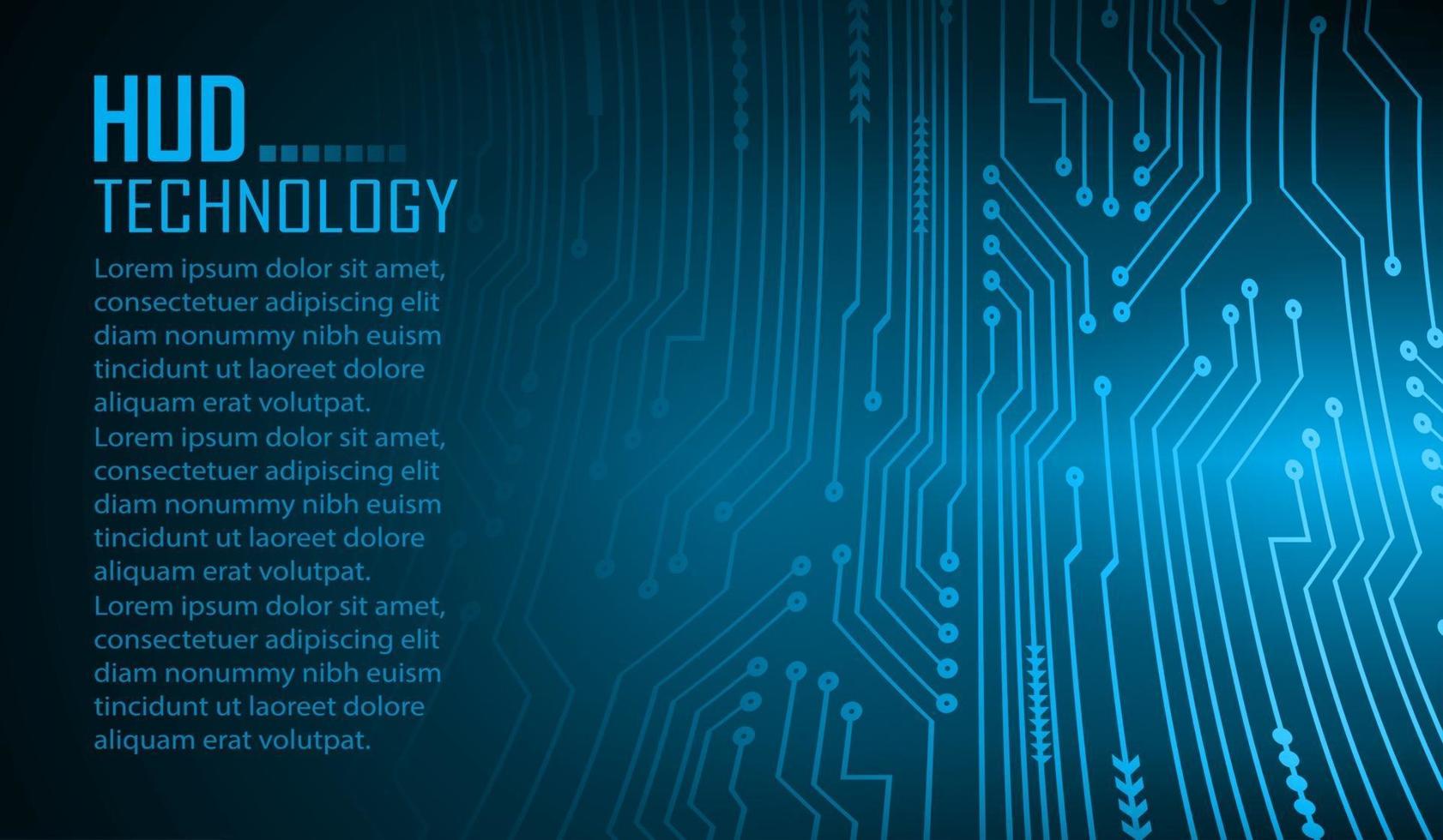 cyber circuit future technology concept background vector