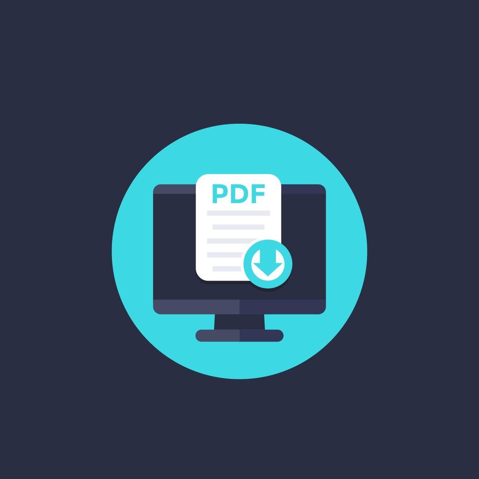 Download PDF download to pc icon 2929046 Vector Art at Vecteezy