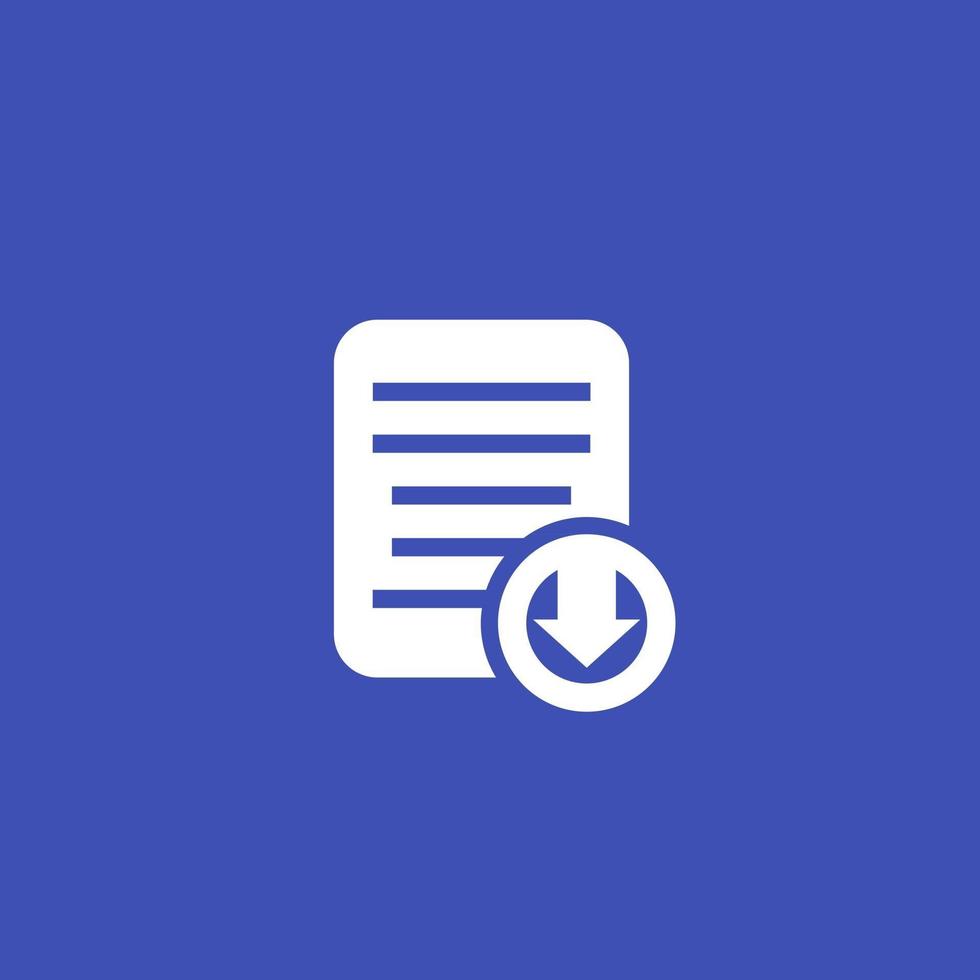 Download document download vector icon 2929308 Vector Art at Vecteezy