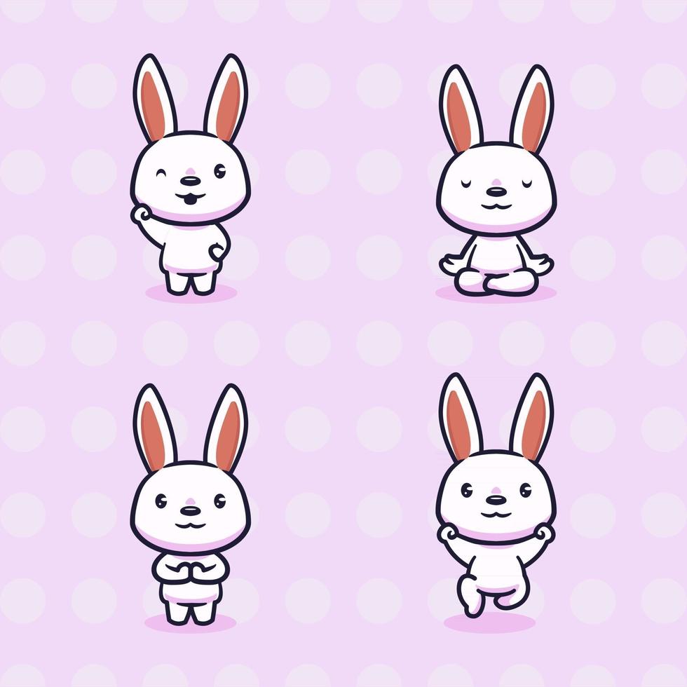 Cute rabbit design illustration vector