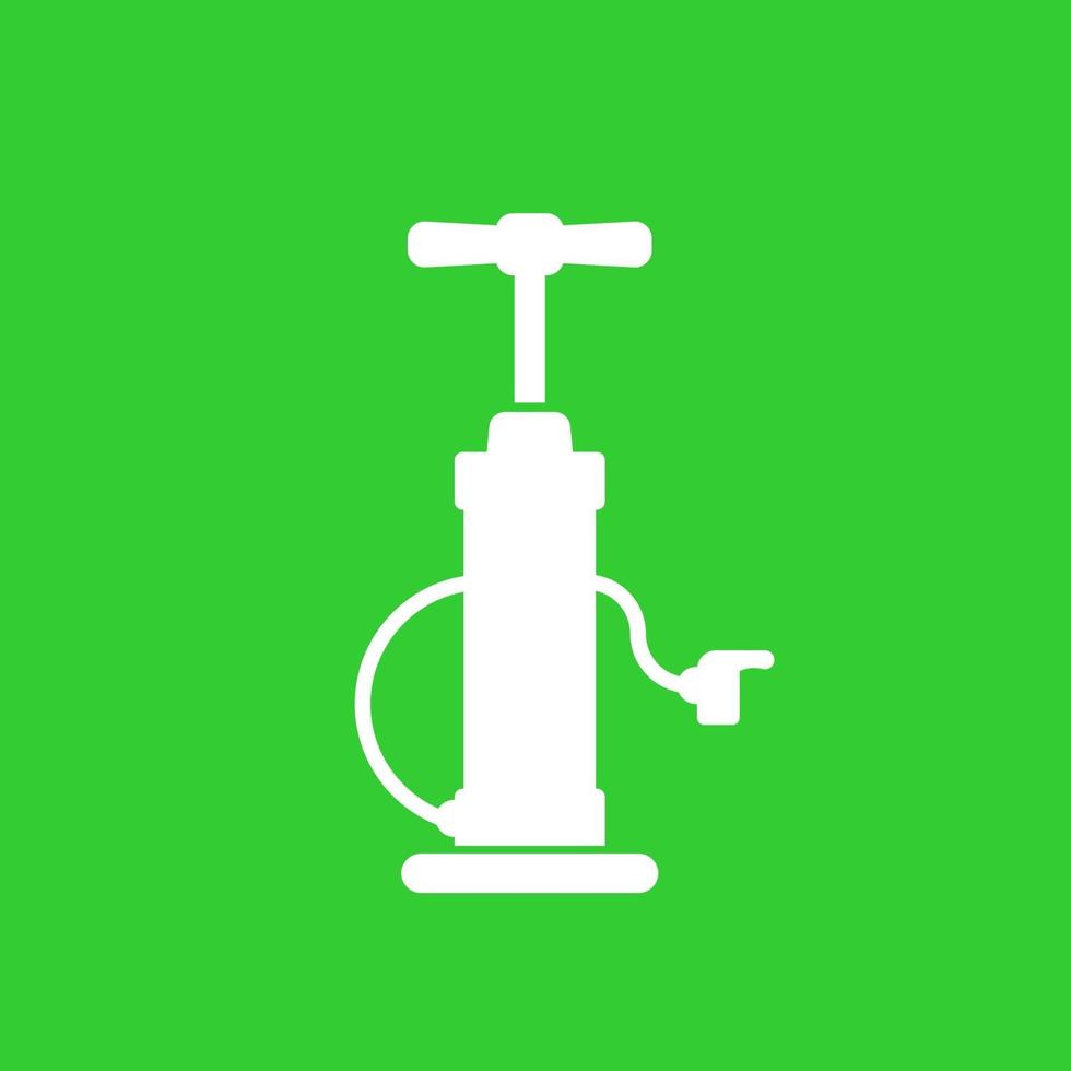 Bicycle air pump icon vector