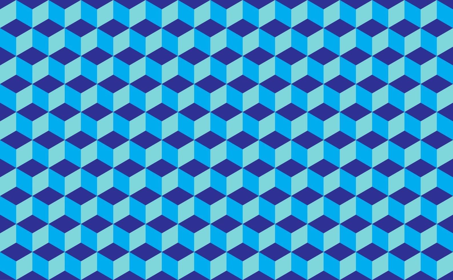 Abstract Isometric cube Shape Background. Seamless pattern vector illustration