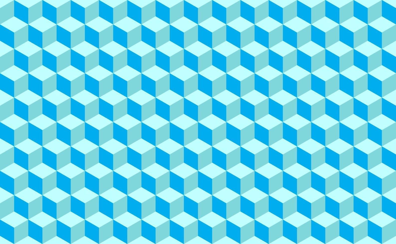 Abstract Isometric cube Shape Background. Seamless pattern vector illustration