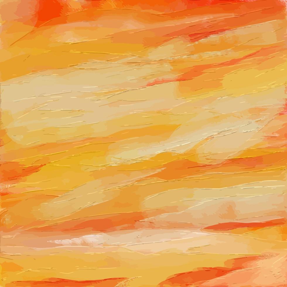 Orange Thick Paint Texture vector