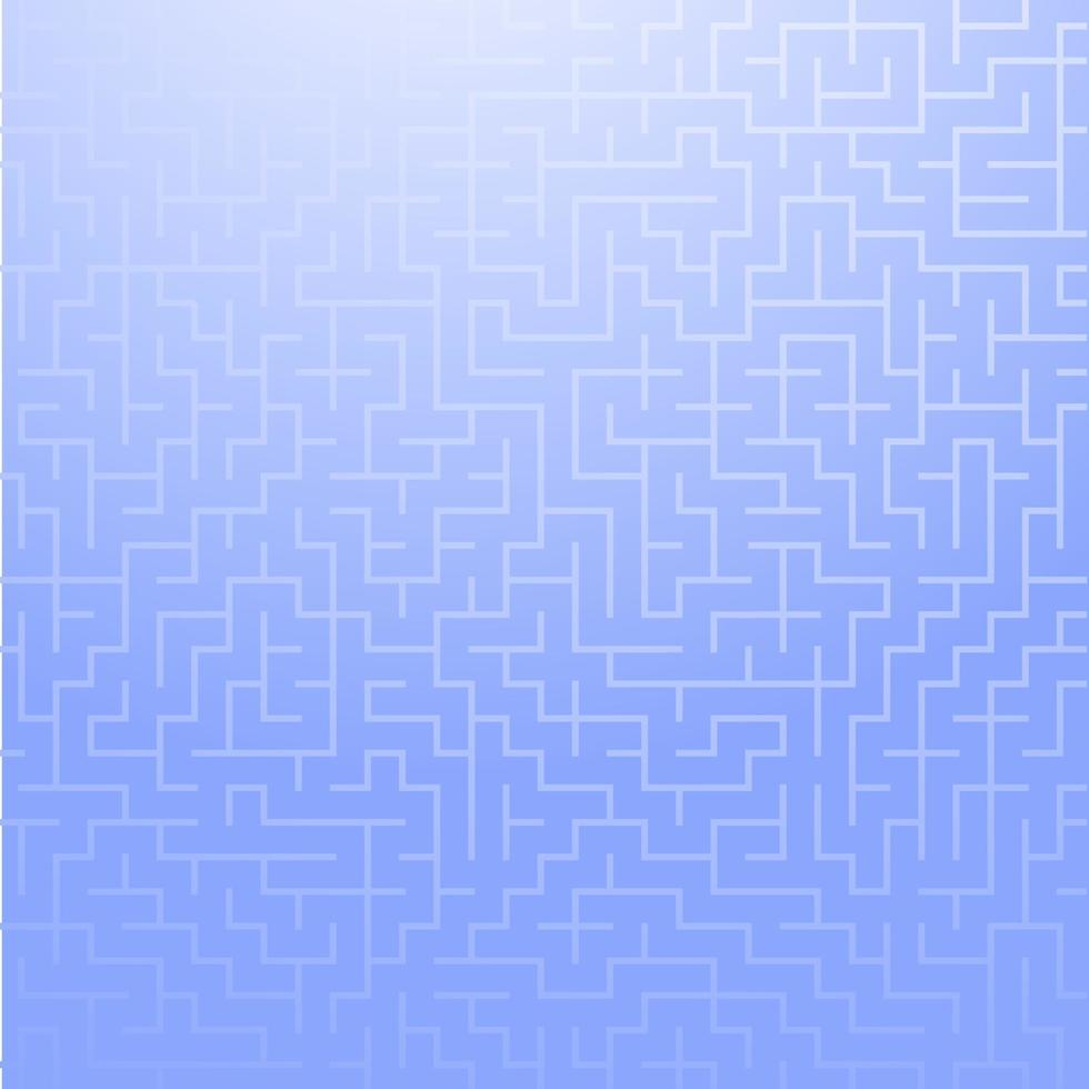 Square color maze pattern. Simple flat vector illustration. For the design of paper wallpapers, fabrics, wrapping paper, covers, web sites.