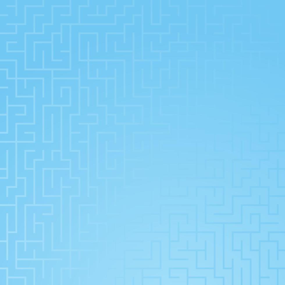 Square color maze pattern. Simple flat vector illustration. For the design of paper wallpapers, fabrics, wrapping paper, covers, web sites.