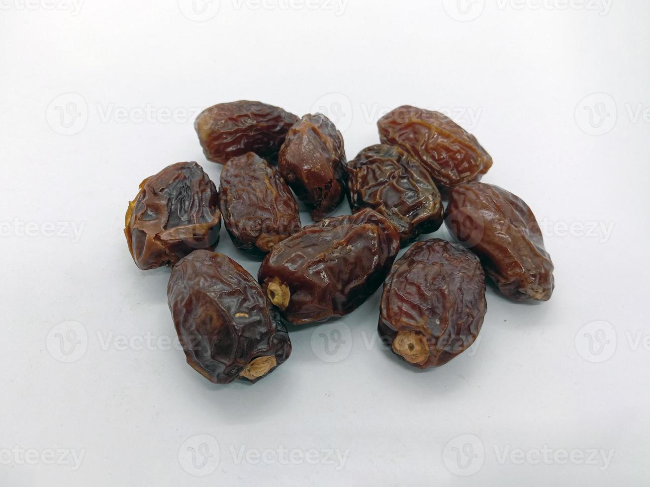 dates stock on white background photo