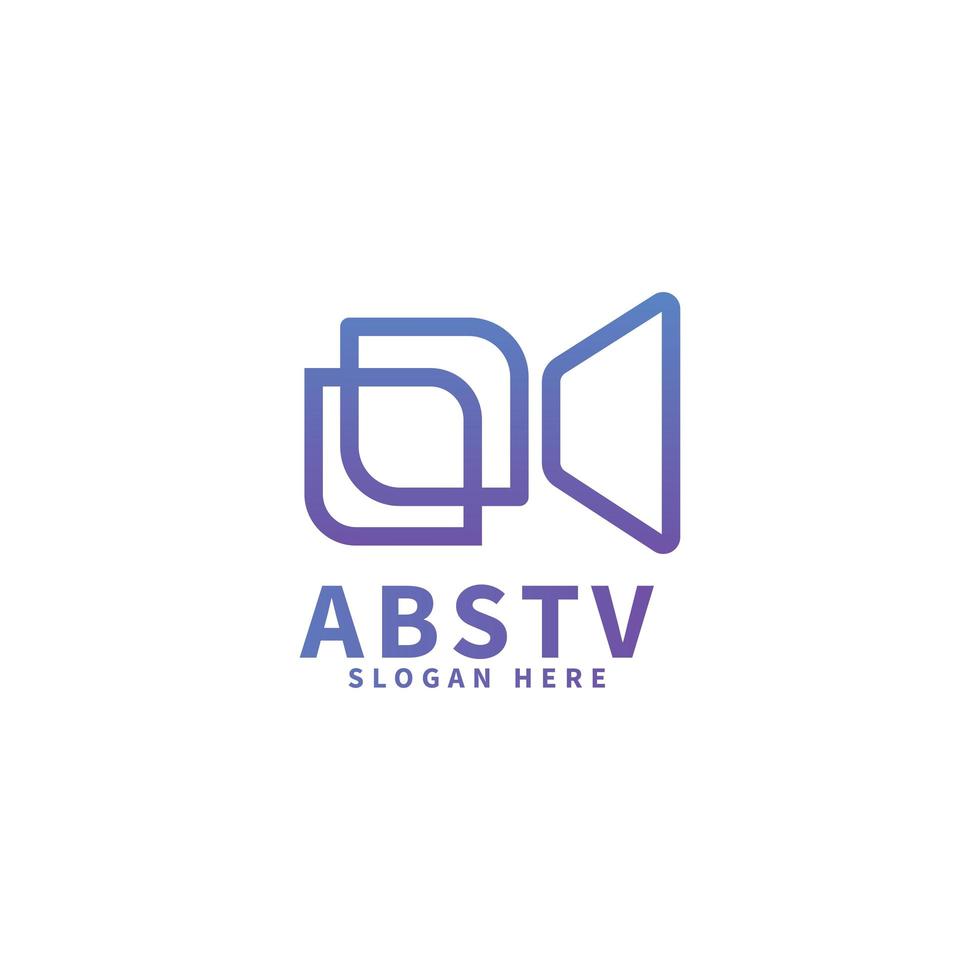Film logo template design vector icon illustration.