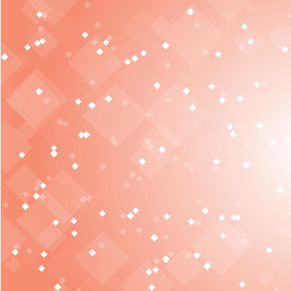 Fashionable color abstract background with geometric shapes and stars. Simple flat vector illustration.