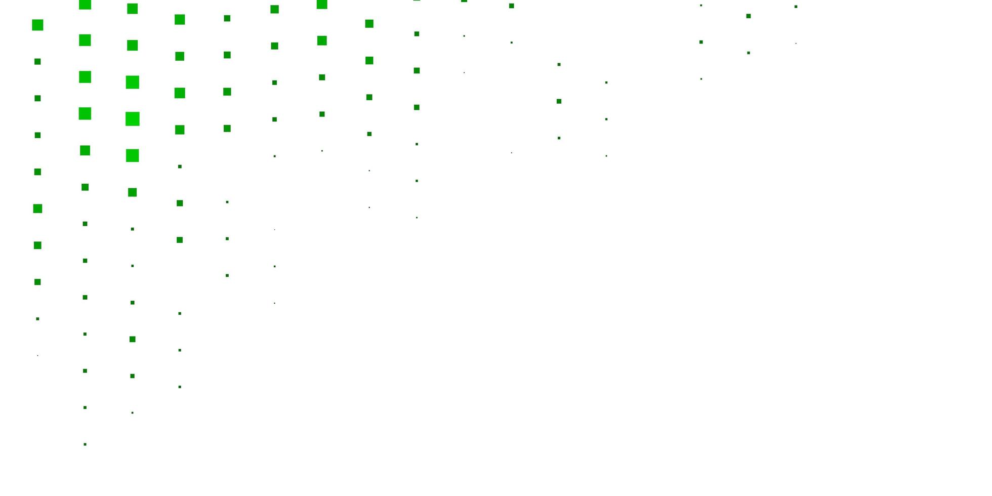 Dark Green vector background with rectangles.