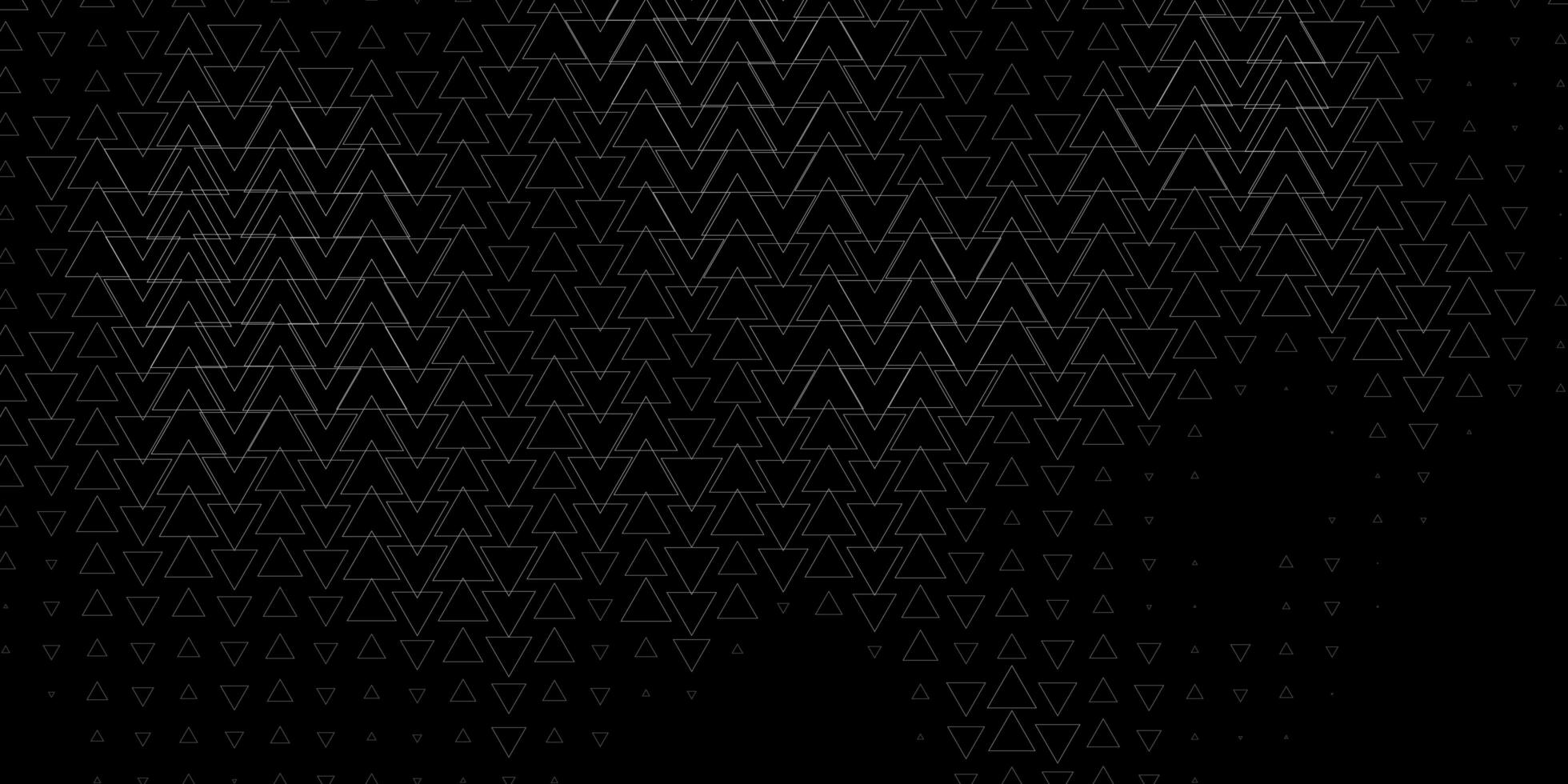 Dark Gray vector background with polygonal style. 2932322 Vector Art at