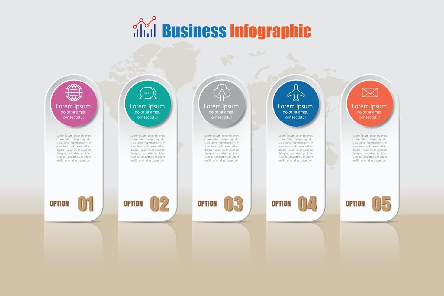 Designed template for future education planning, creative business timeline infographic bookmarks concept. Vector Illustration