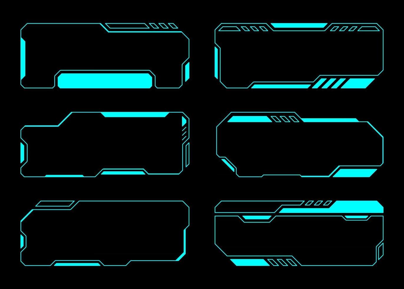 Abstract frame set technology future Interface Hud . vector