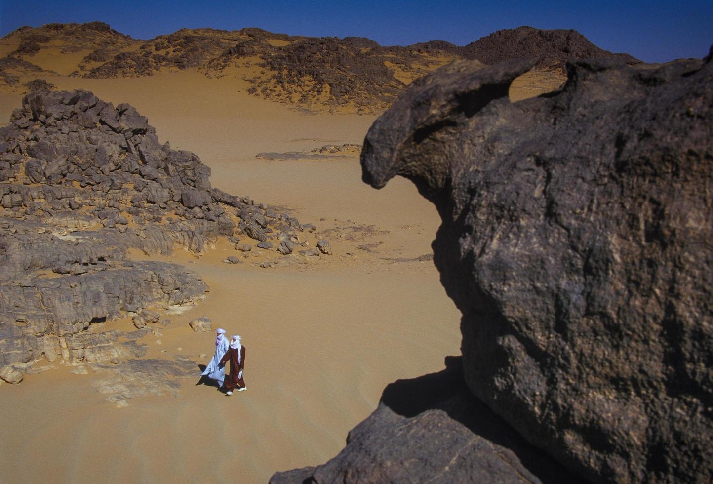 Desierto de Tassili n'ajjer, parque nacional, Argelia - África foto