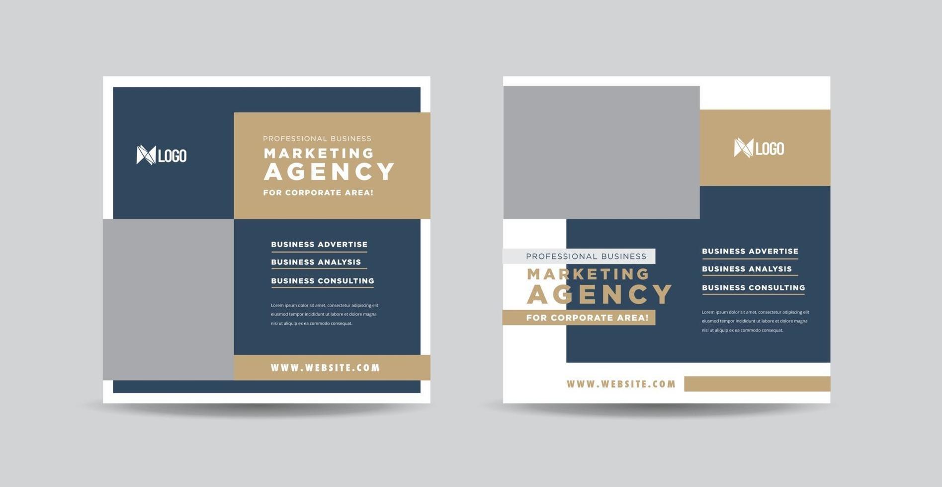 Business Social Media Post Design or Website Product Banner Design or Web Advert Design vector