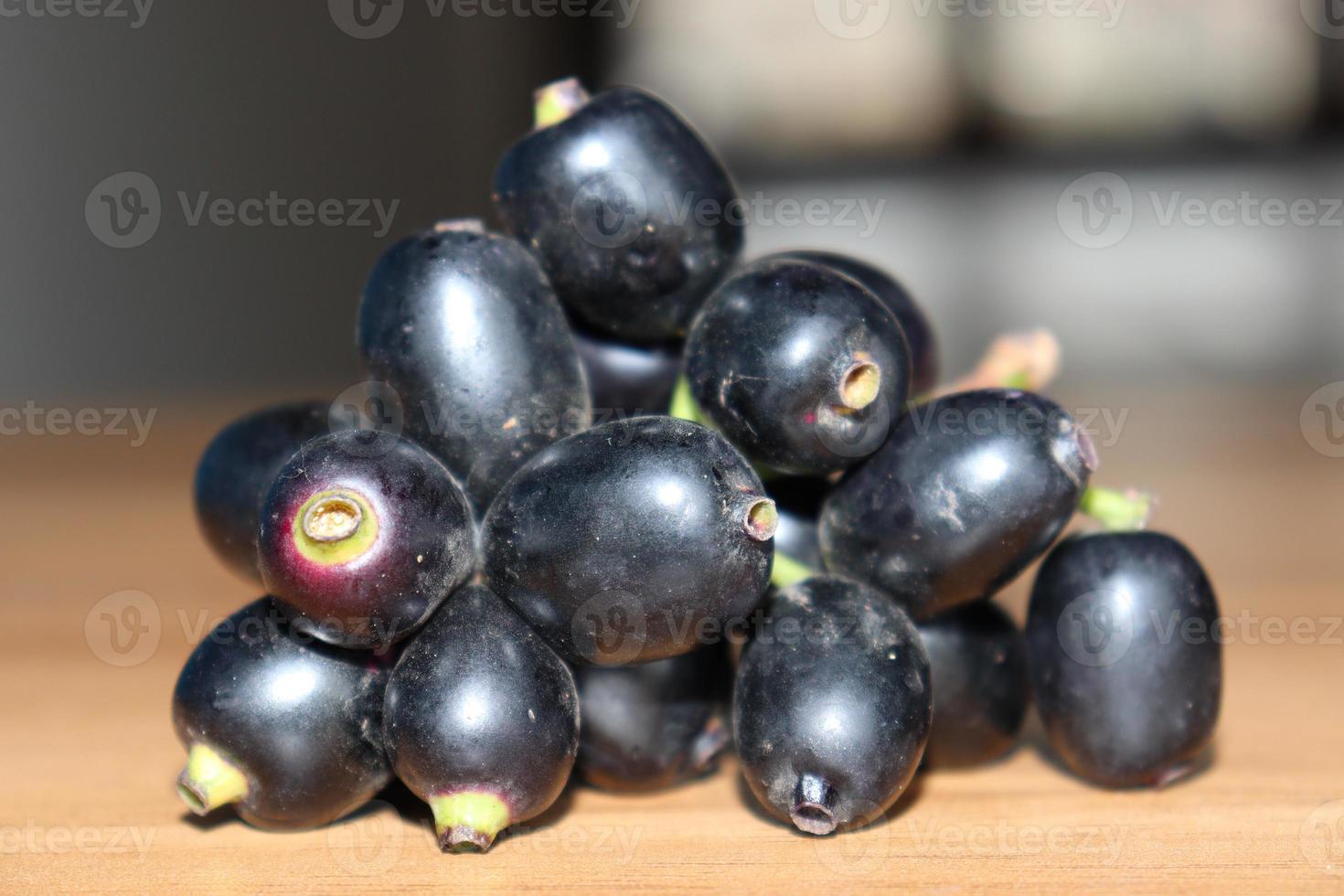 tasty and healthy black java plum stock photo