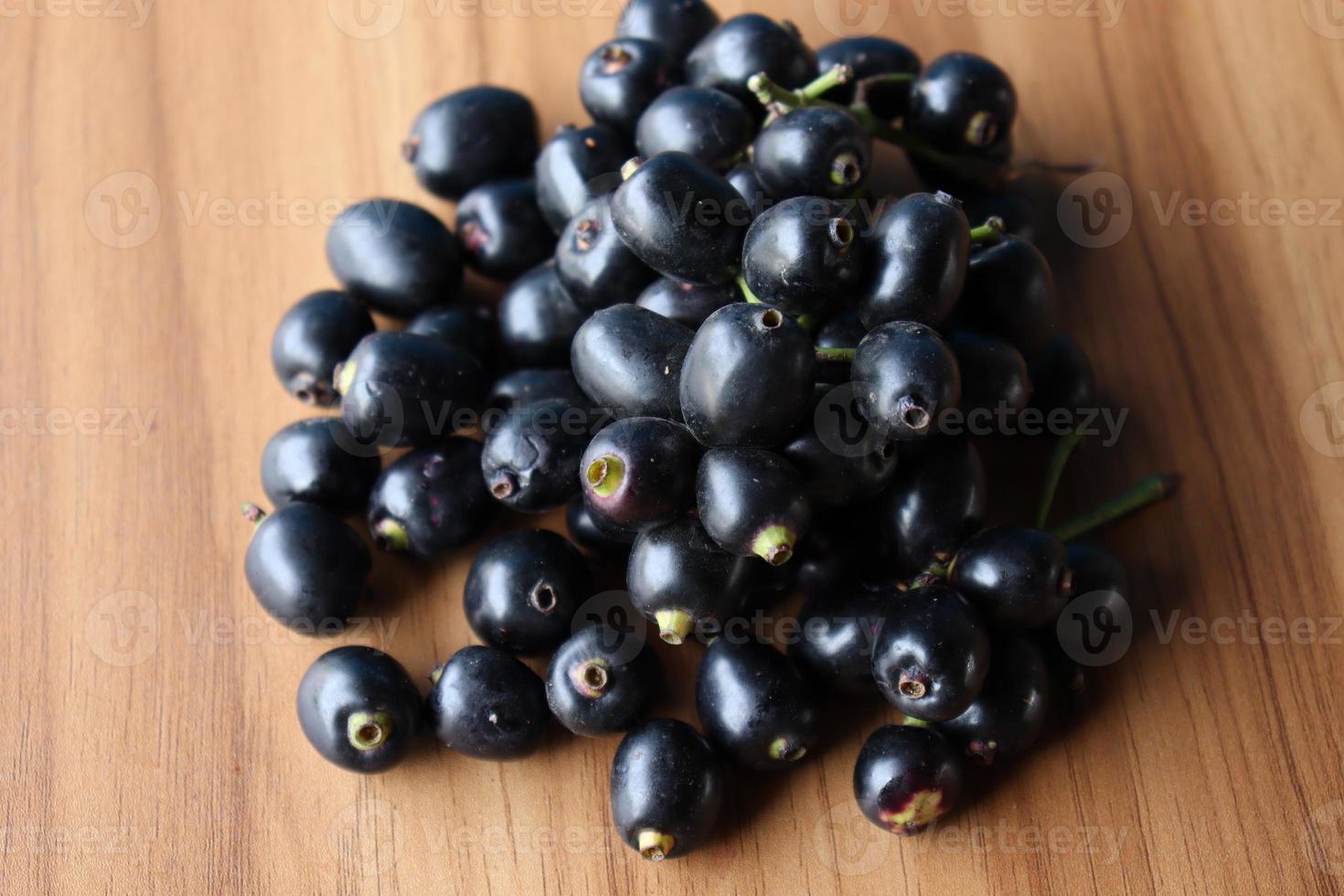 tasty and healthy black java plum stock photo