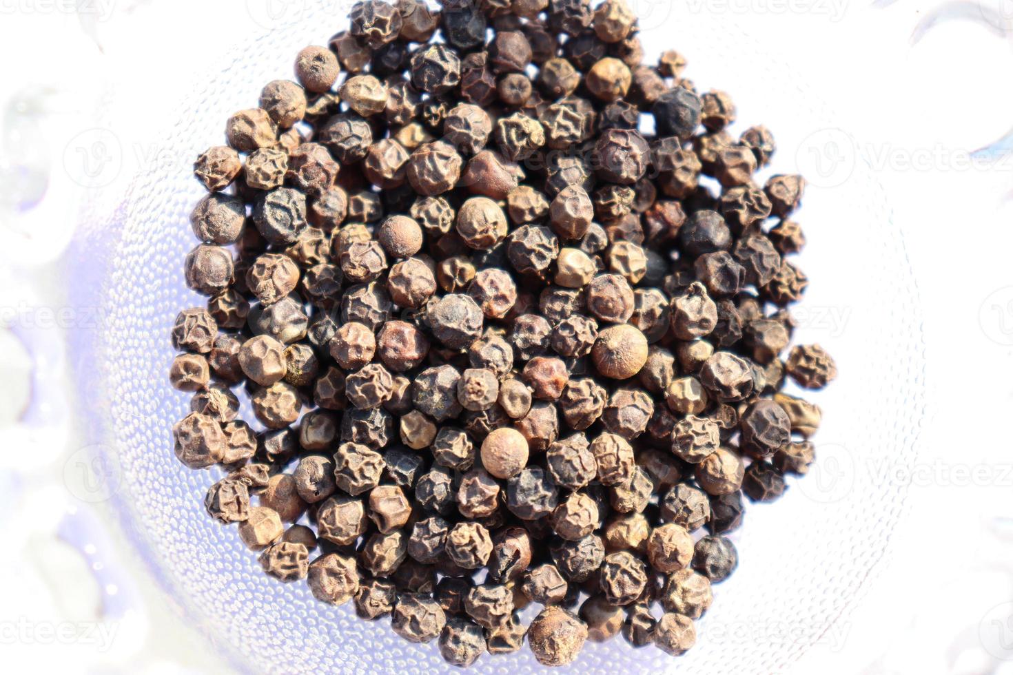 healthy and spicy Black Pepper stock photo