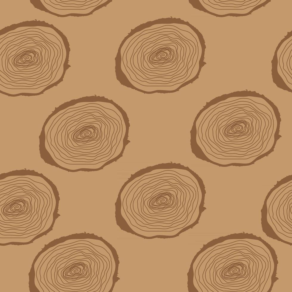 Stump. Muzzle. Seamless Pattern Background. Vector Illustration
