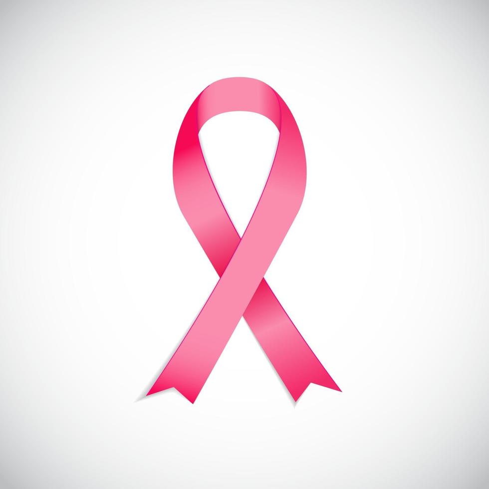 Breast Cancer Awareness Pink Ribbon Vector Illustration 2933918 Vector ...
