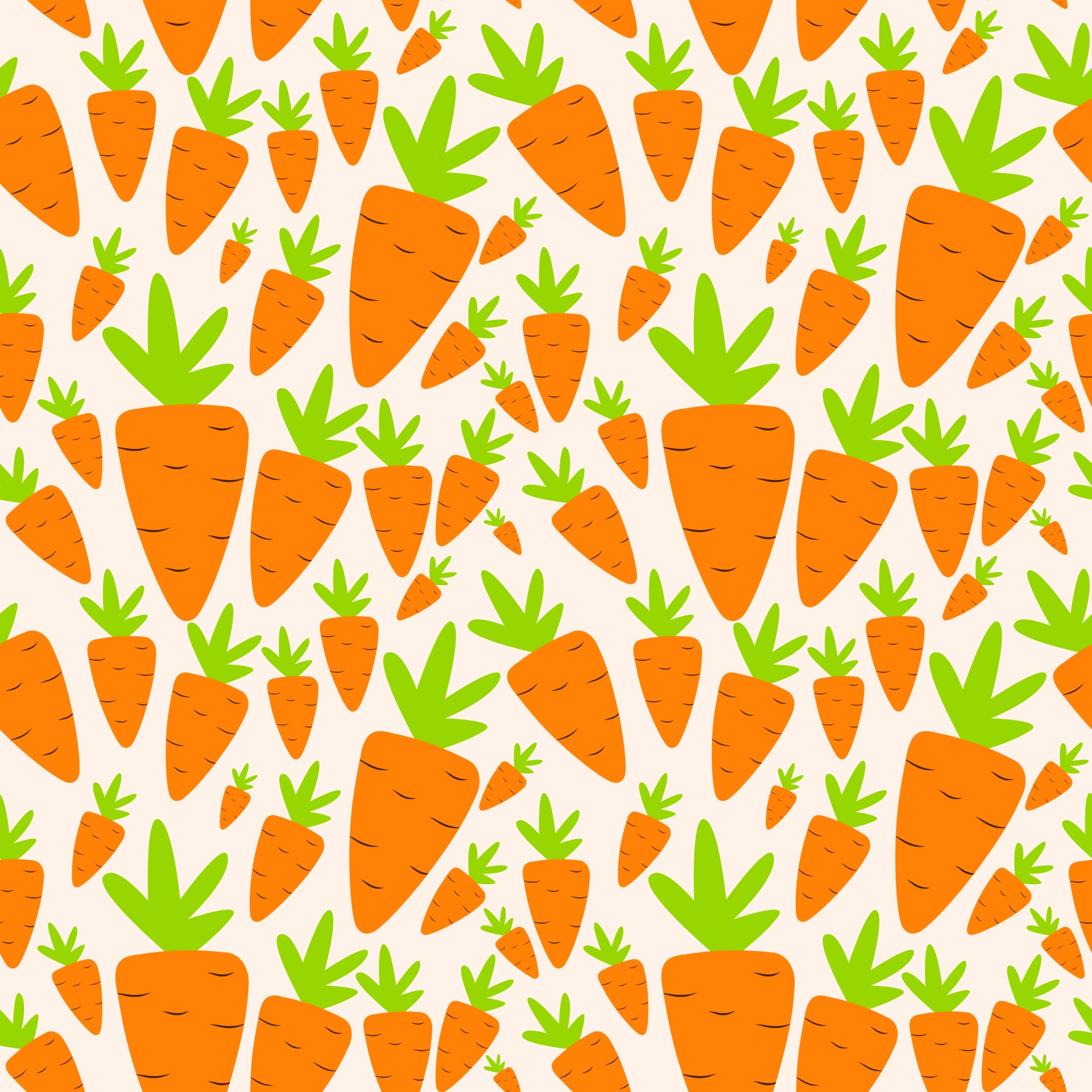 Carrot Seamless Pattern Background Vector Illustration 2933951 Vector