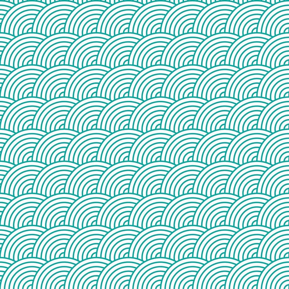 Seamless Fish Scale Pattern Vector Illustration.
