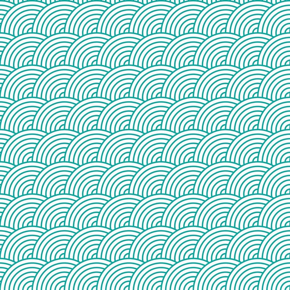 Seamless Fish Scale Pattern Vector Illustration.