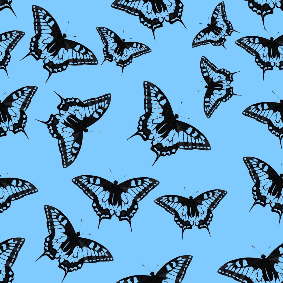 Butterfly Seamless Pattern Background Vector Illustration 2934021 ...