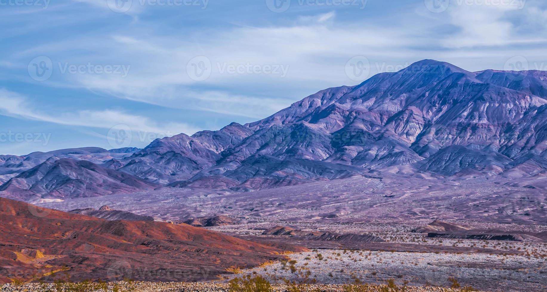 paisaje del parque nacional del valle de la muerte foto
