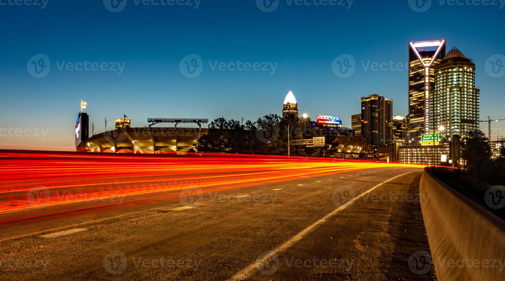 Early morning in charlotte nc photo