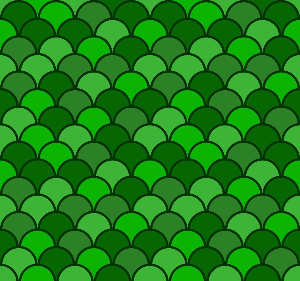 Seamless Fish Scale Pattern Vector Illustration