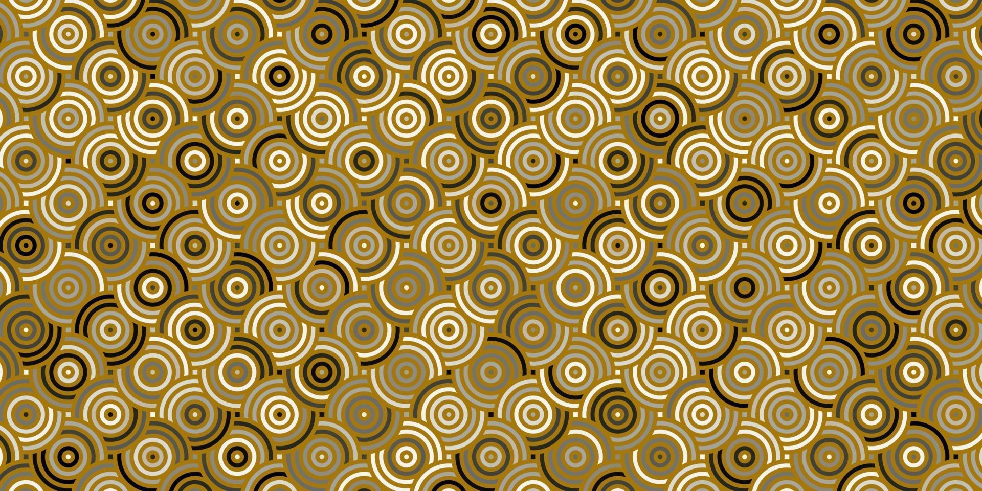 Japanese or chinese fabric traditional background with circle wave vector