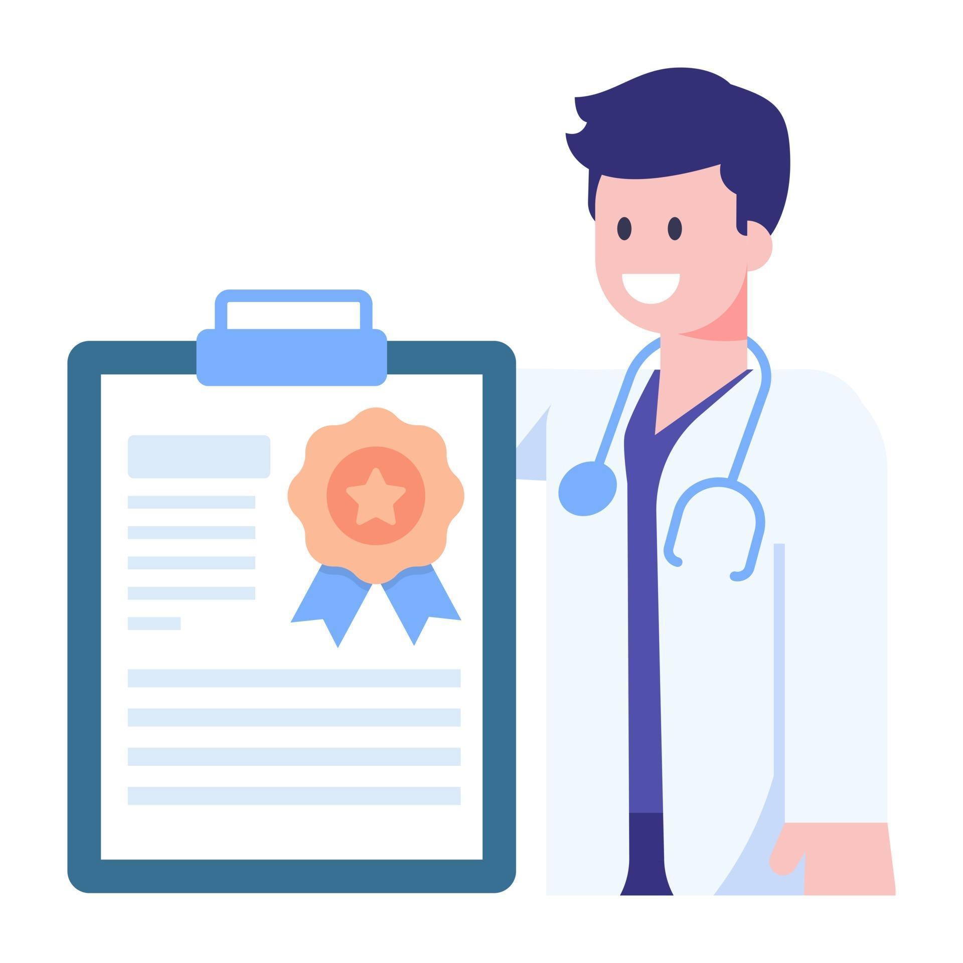 Doctor Certificate And Diploma Vector Art At Vecteezy