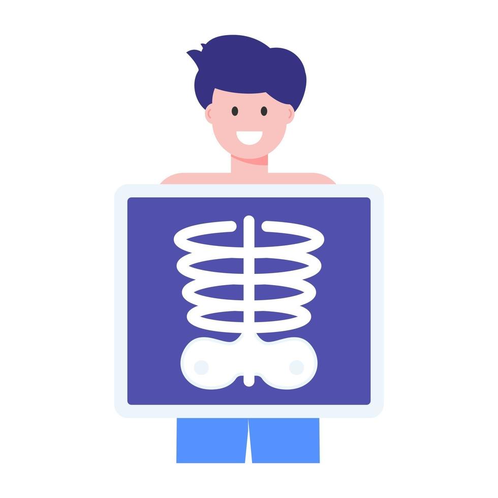 Body X Ray vector