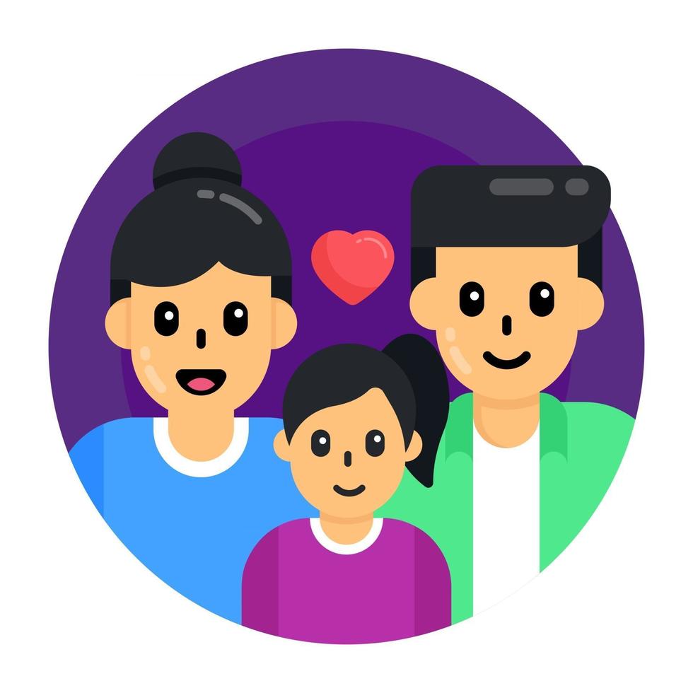 Parents Love and Bonding vector