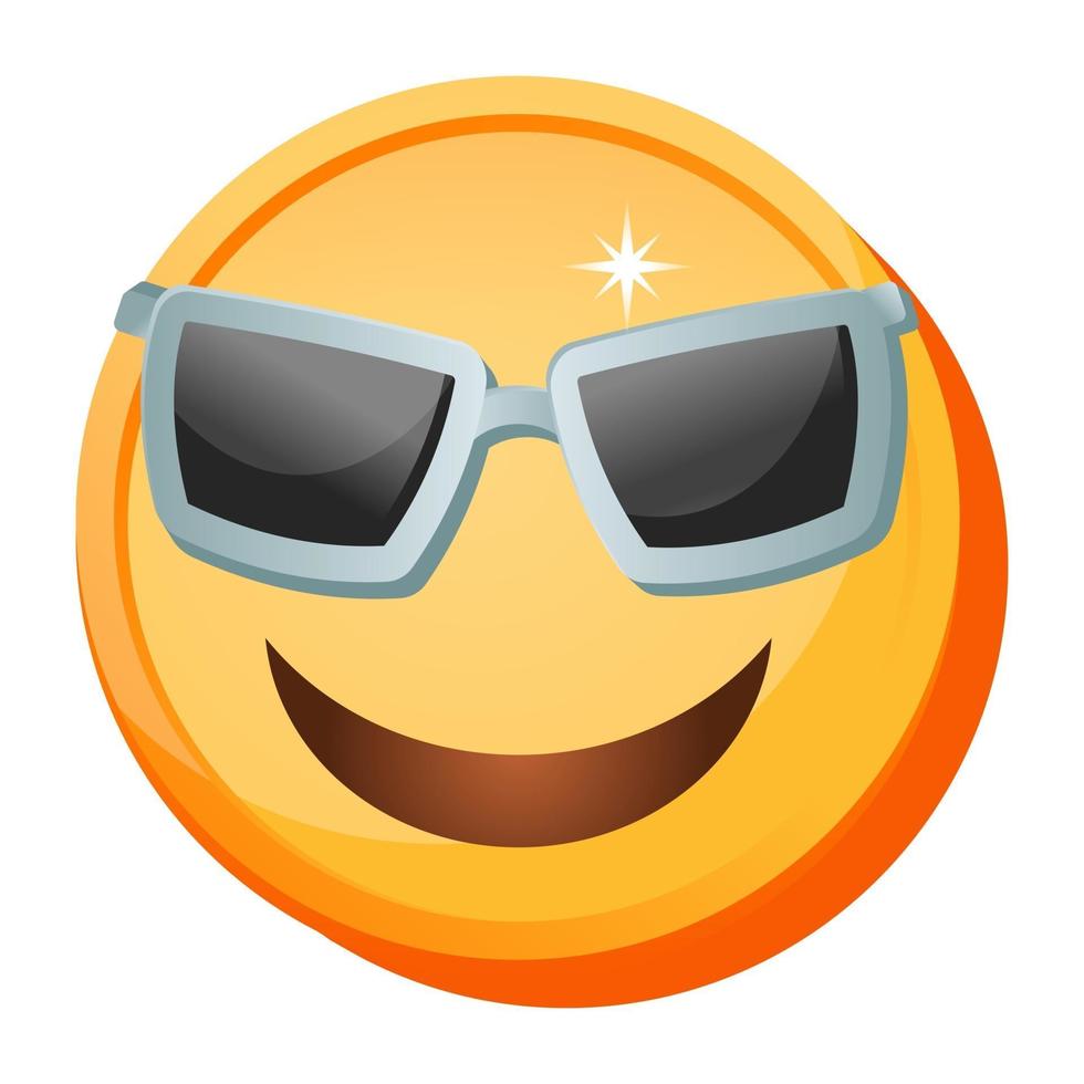 Cool Emoji Design vector