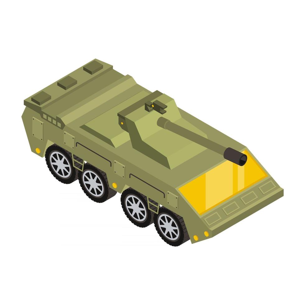 Army Battle Tank vector