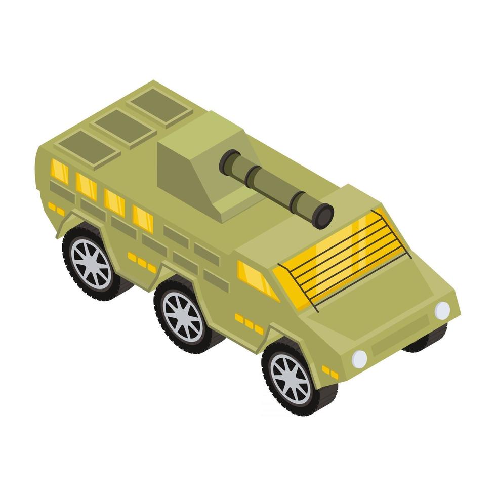 Armoured Carrier vehicle vector