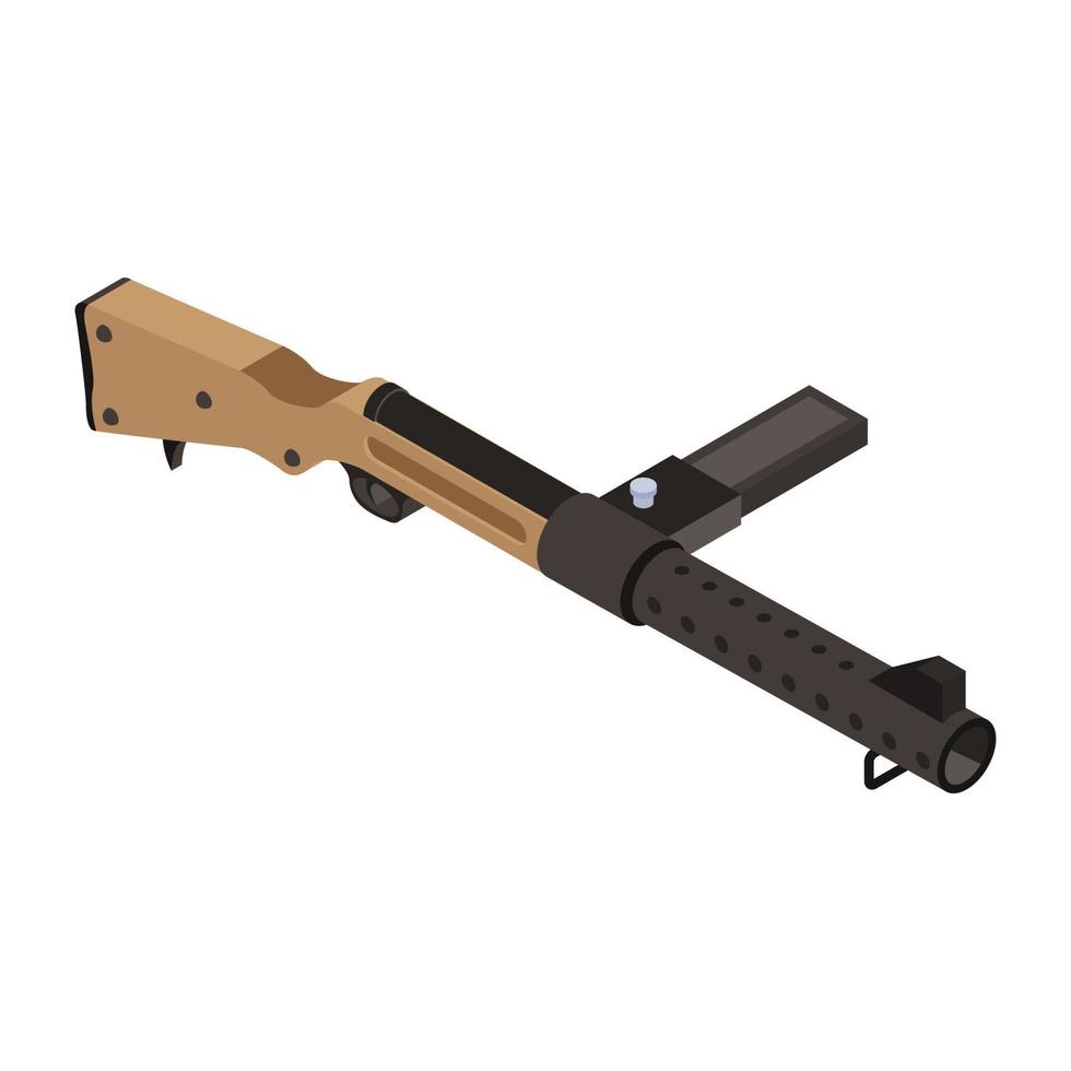Rifle and Kalashnikov vector