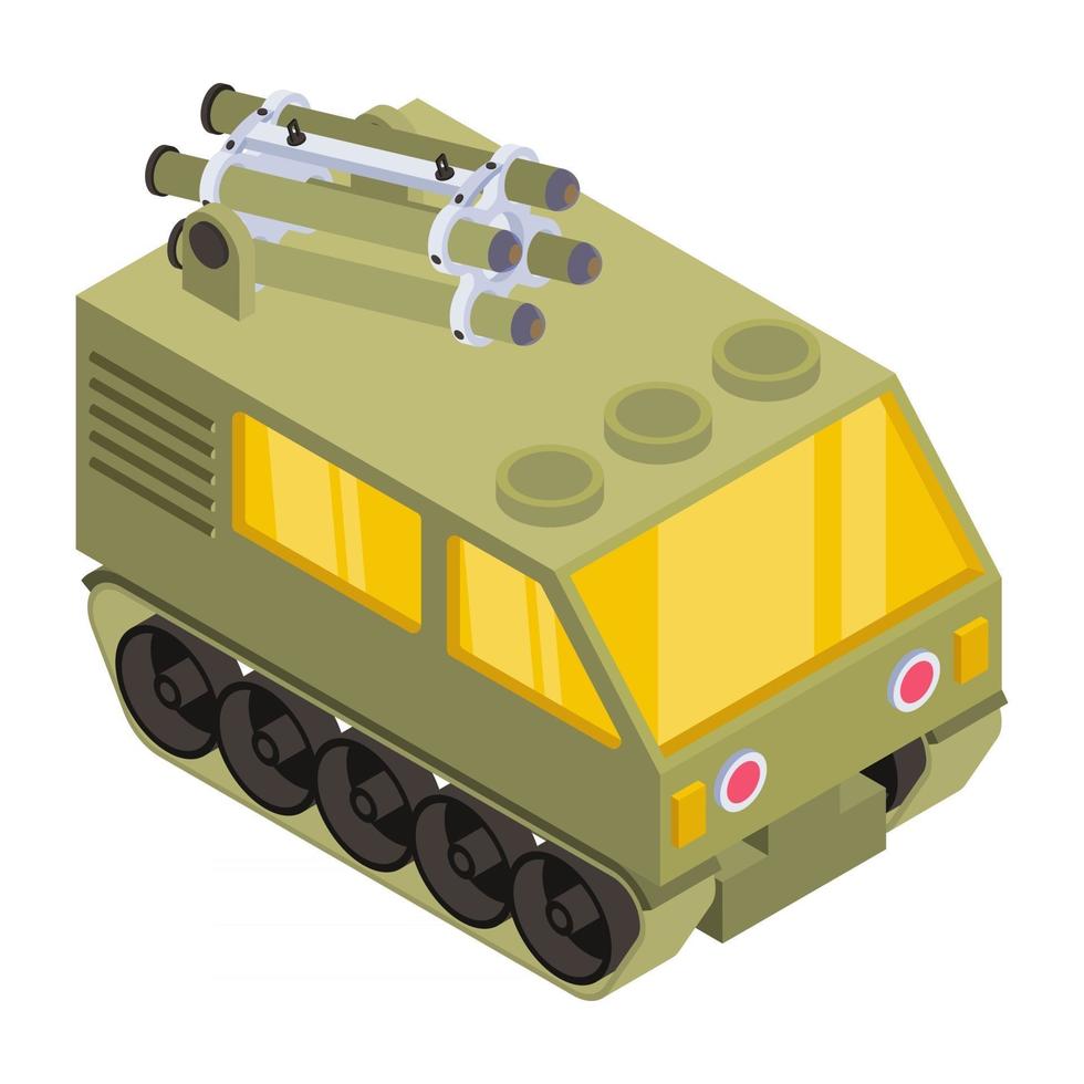 Army Battle Tank vector