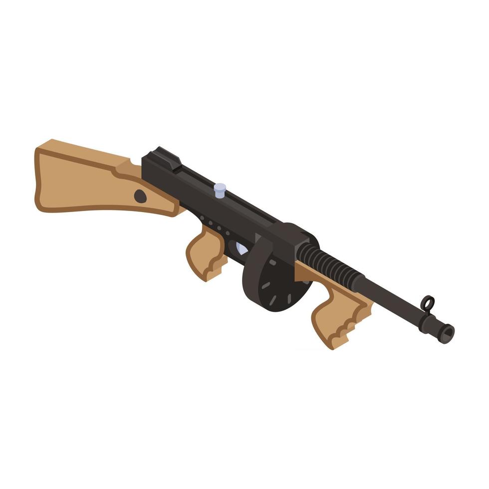 Rifle and Kalashnikov vector