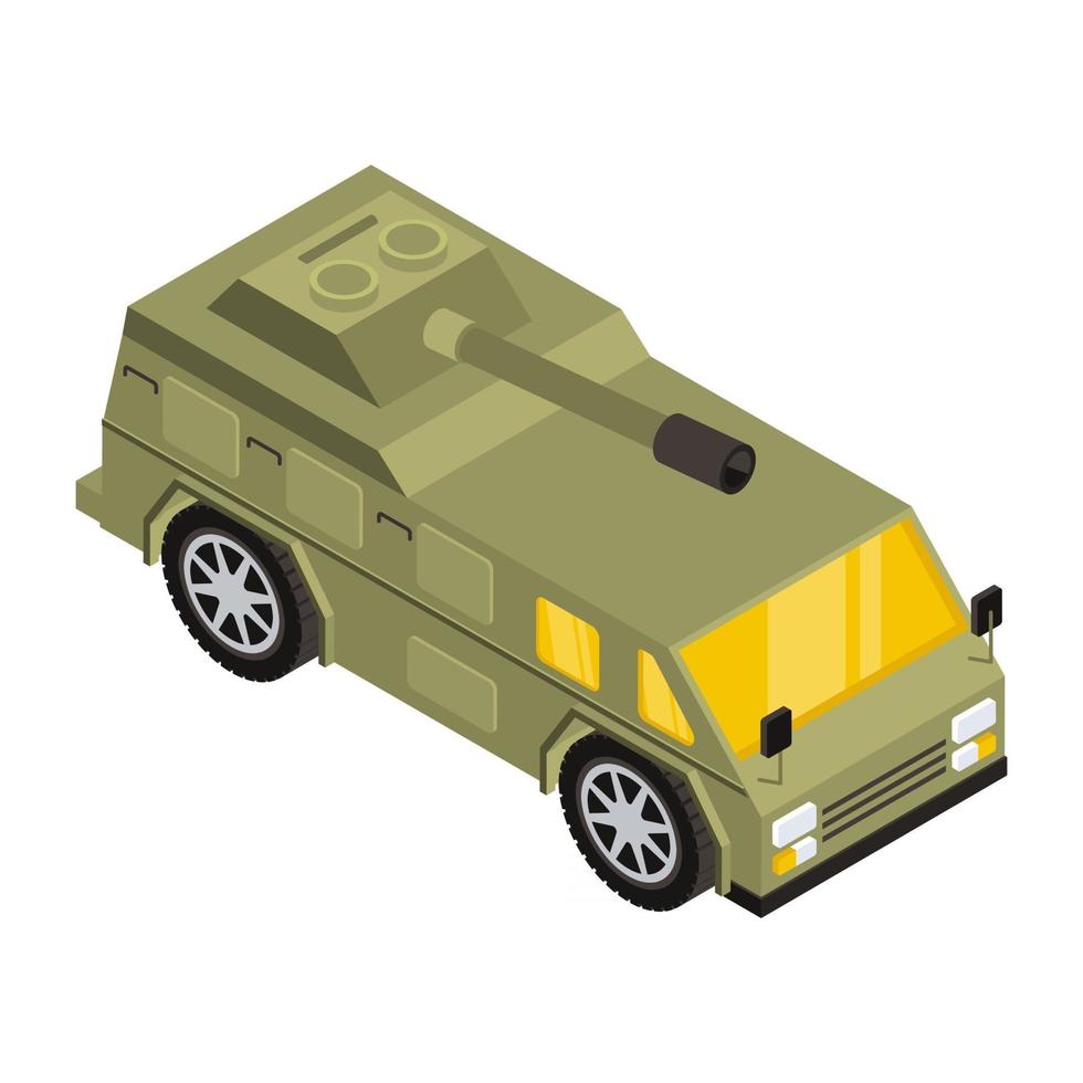 Armoured Carrier vehicle vector