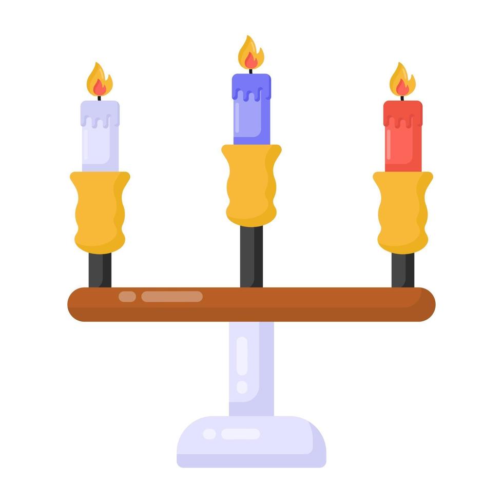 Candle Stand and Holder vector