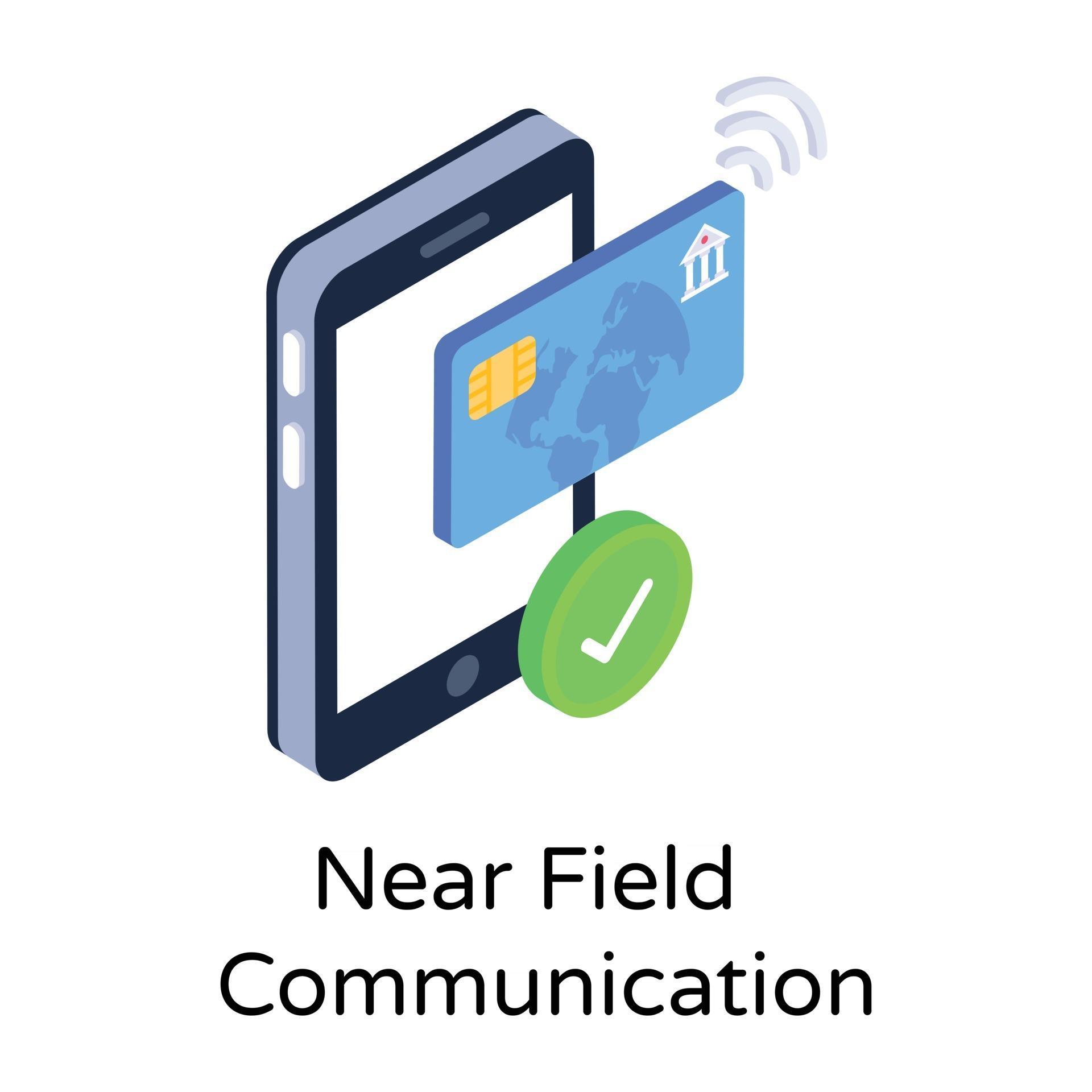 Near Field Communication 2935754 Vector Art at Vecteezy