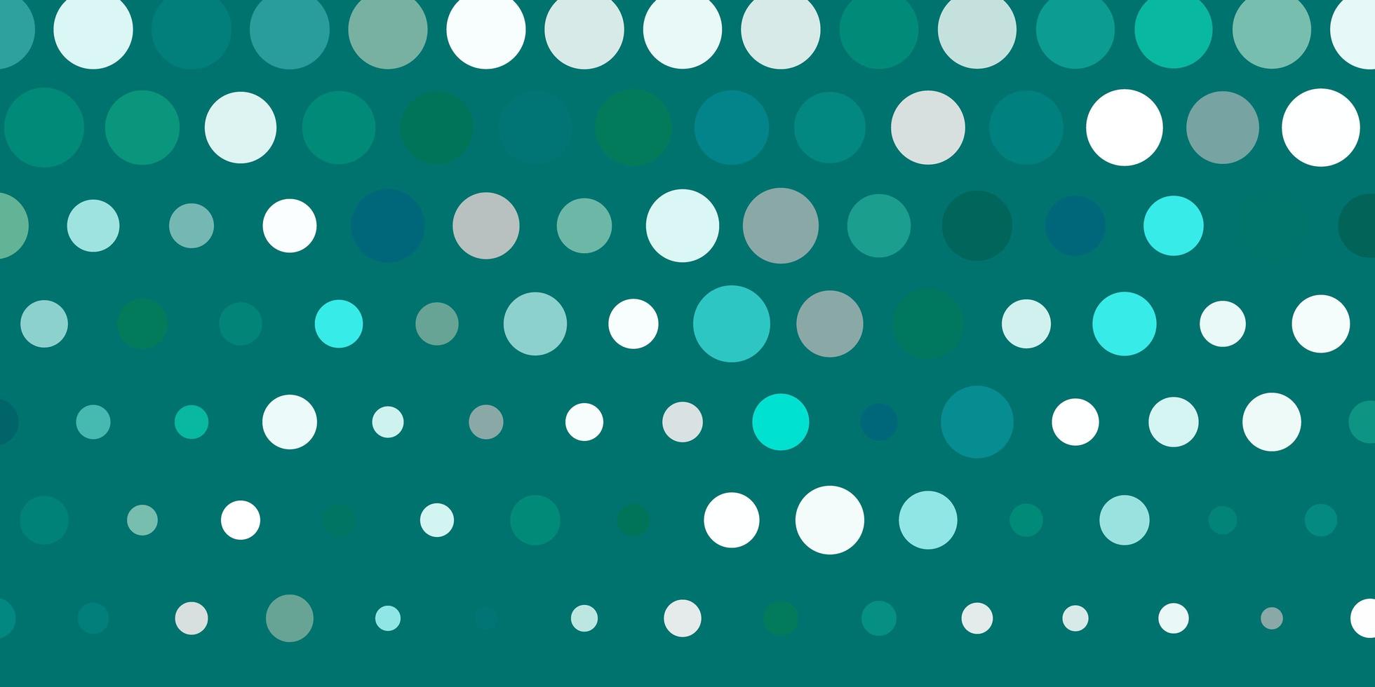 Light blue, green vector pattern with spheres.