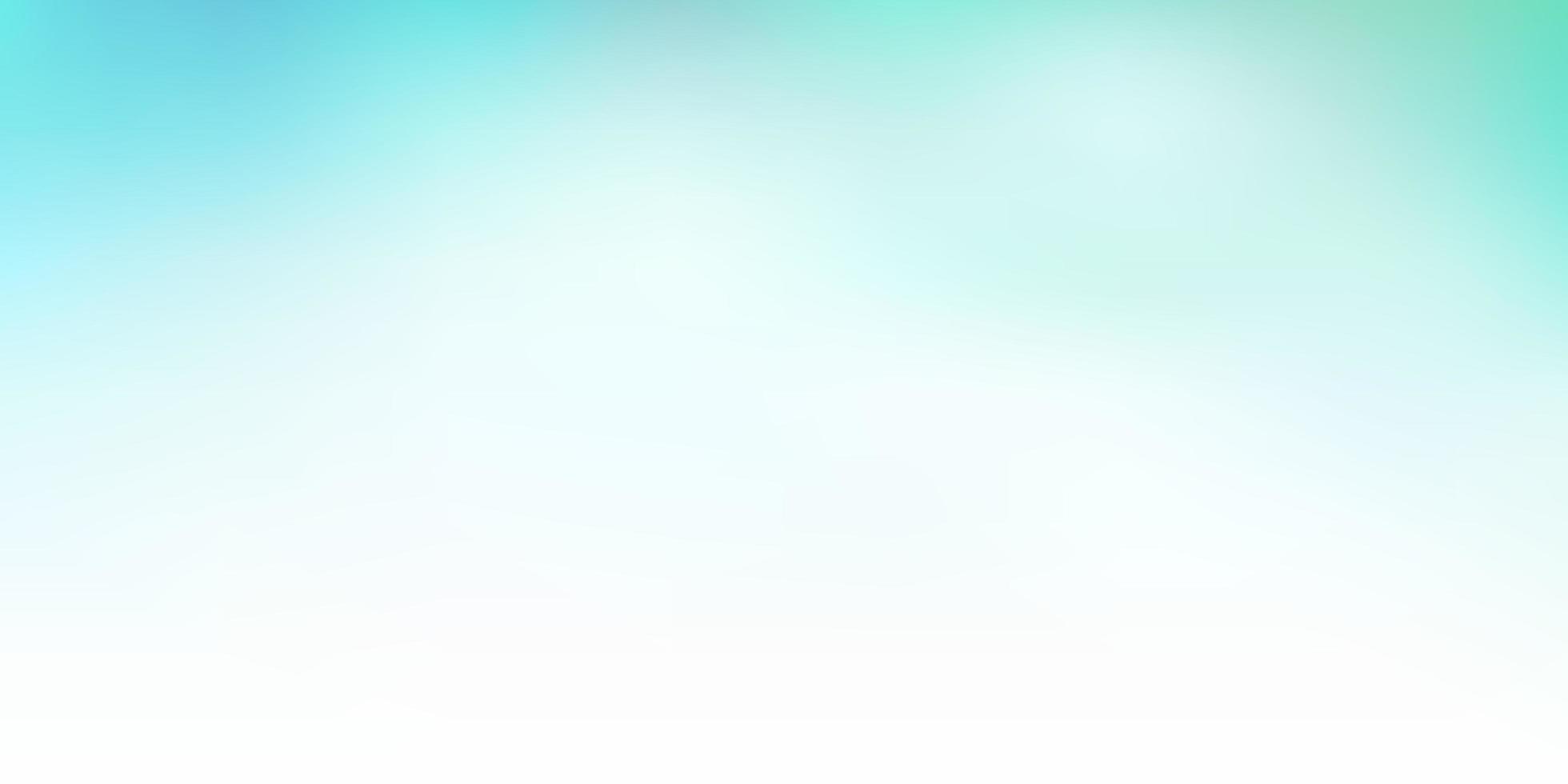 Light blue, green vector gradient blur template.